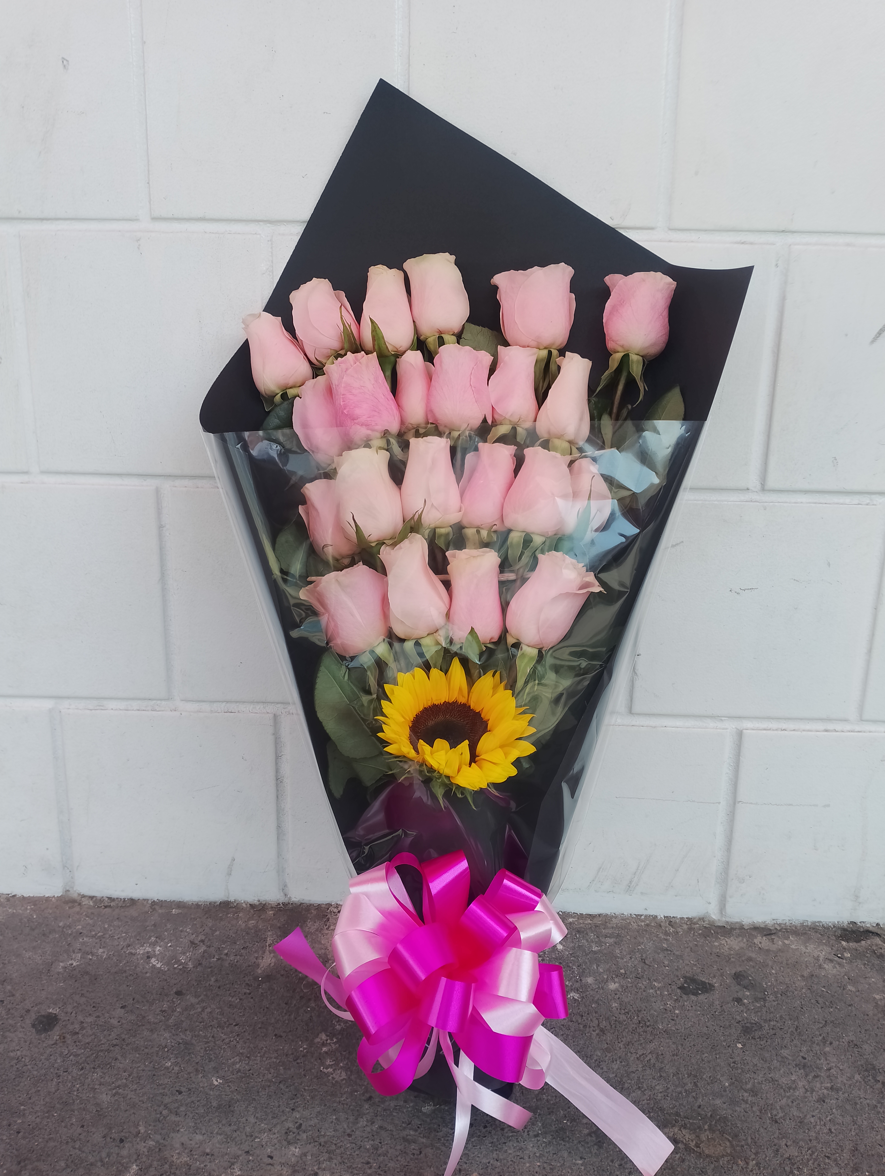 Bouquet de rosas rosadas a domicilio Cali