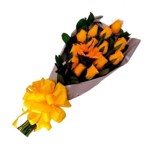 Bouquet de girasoles - floristeria en cali La calidad